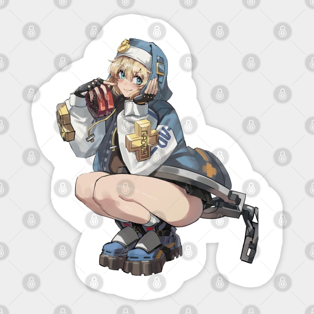 Bridget Guilty Gear Sticker by abdul rahim